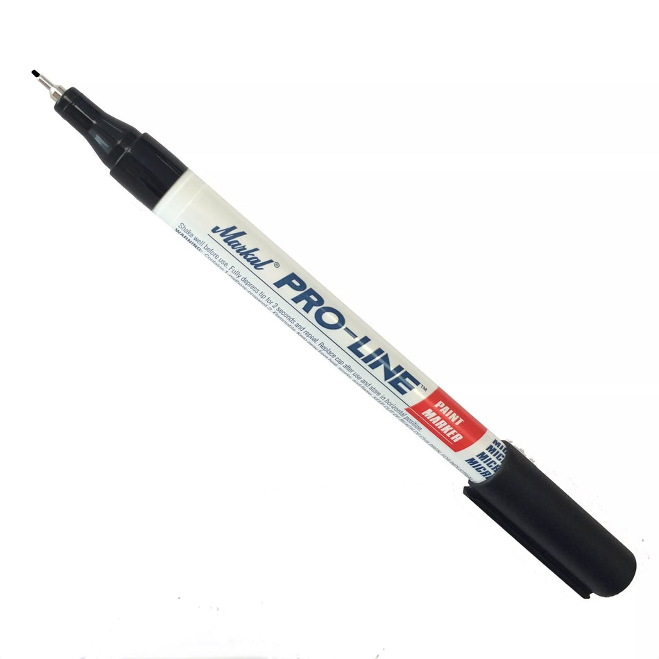 Dažų markeris MICROLINE, juodas
