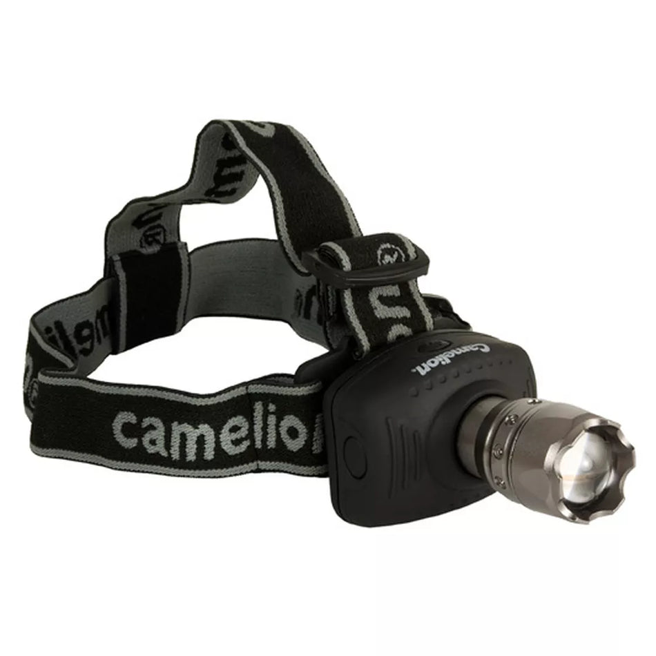 Galvos žibintuvėlis ZOOM LED CT-400, 3W, 140lm, 3xAAA, CAMELION
