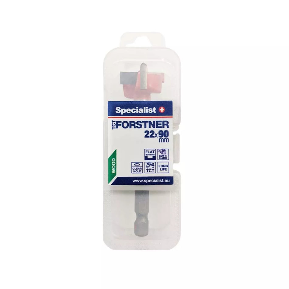 SPECIALIST+ freza FORSTNER, 22 x 90 mm
