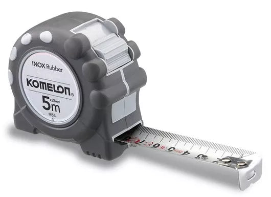 Ruletė INOX RUBBER 5 m x 19 mm