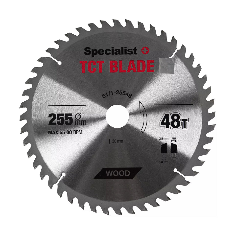 SPECIALIST+ pjovimo diskas, 255x48Tx30/25,4 mm