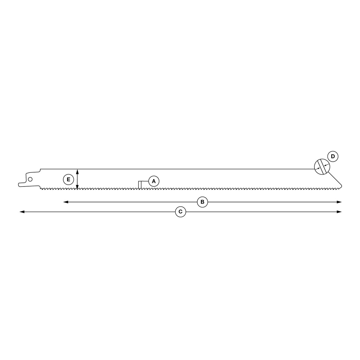 SPECIALIST+ pjūklelis paletėms, 300 mm, 10TPI