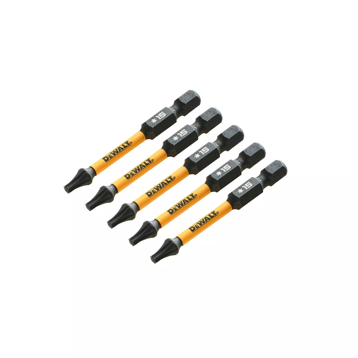 Sukimo antgaliukai FLEXTORQ T15 57 mm, DeWALT, 5 vnt.