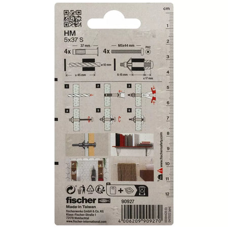 Ankeris Fischer, GKP 5x37, 4 vnt.
