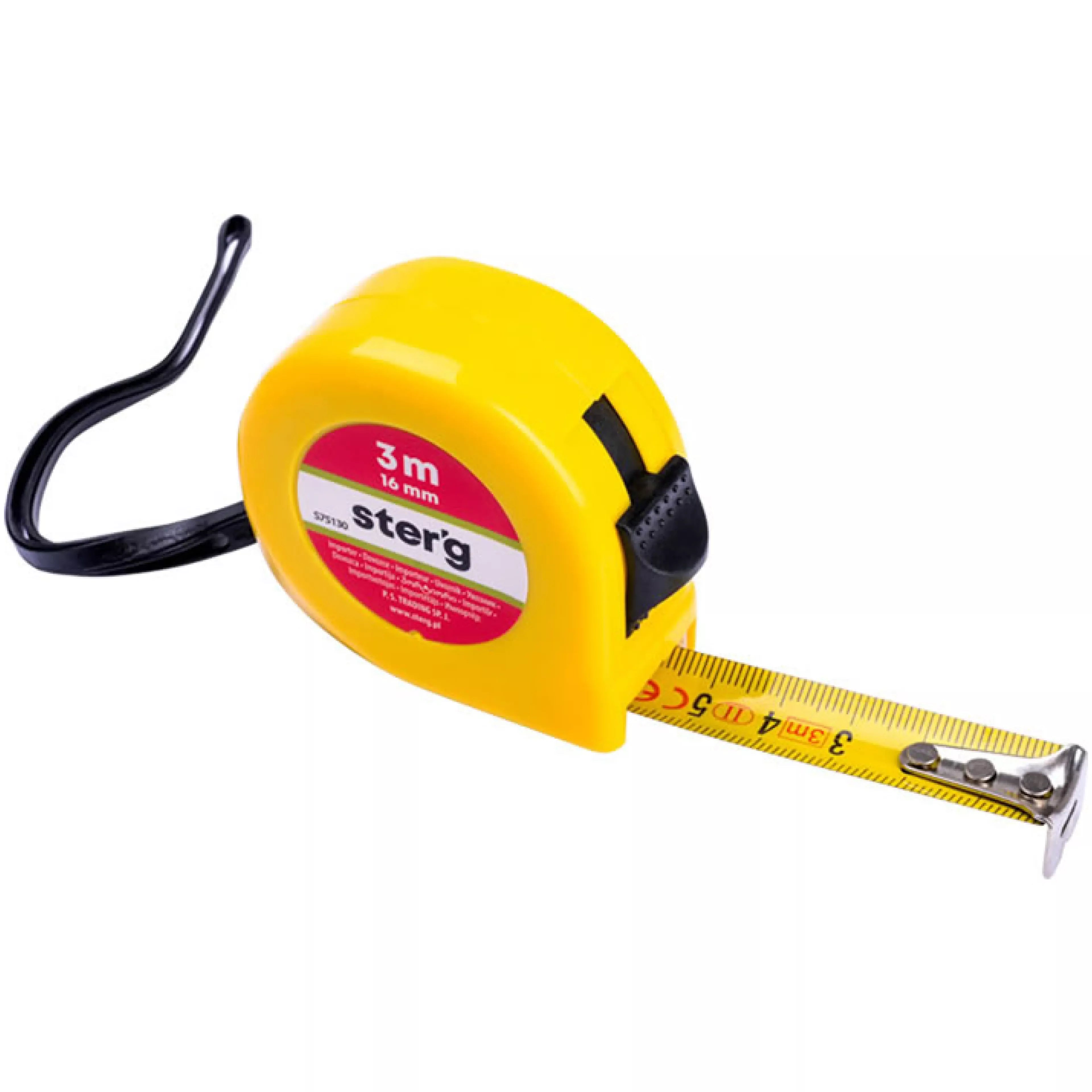 Ruletė 3 m x 16 mm, STER'G