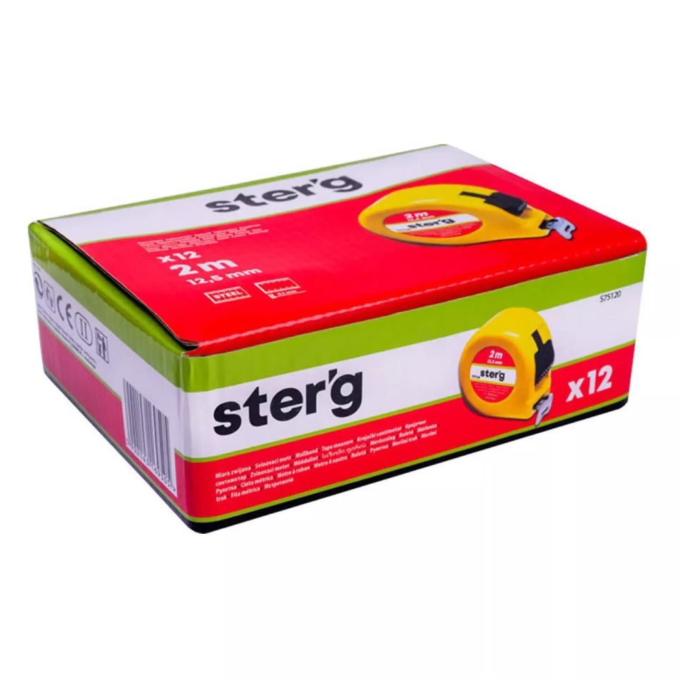 Ruletė 2 m x 12,5 mm, STER'G