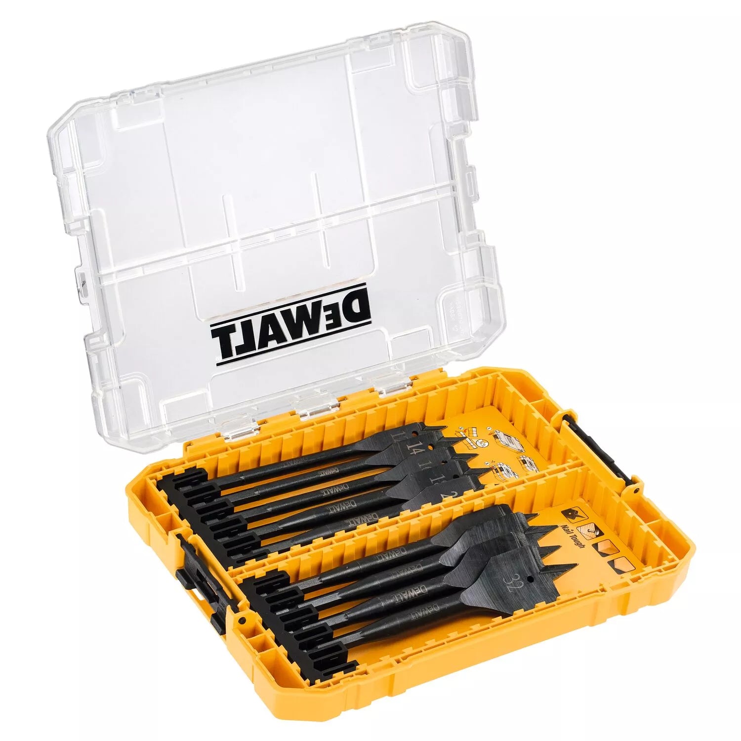 Plunksninių grąžtų rinkinys EXTREME, DeWALT, 9 vnt.