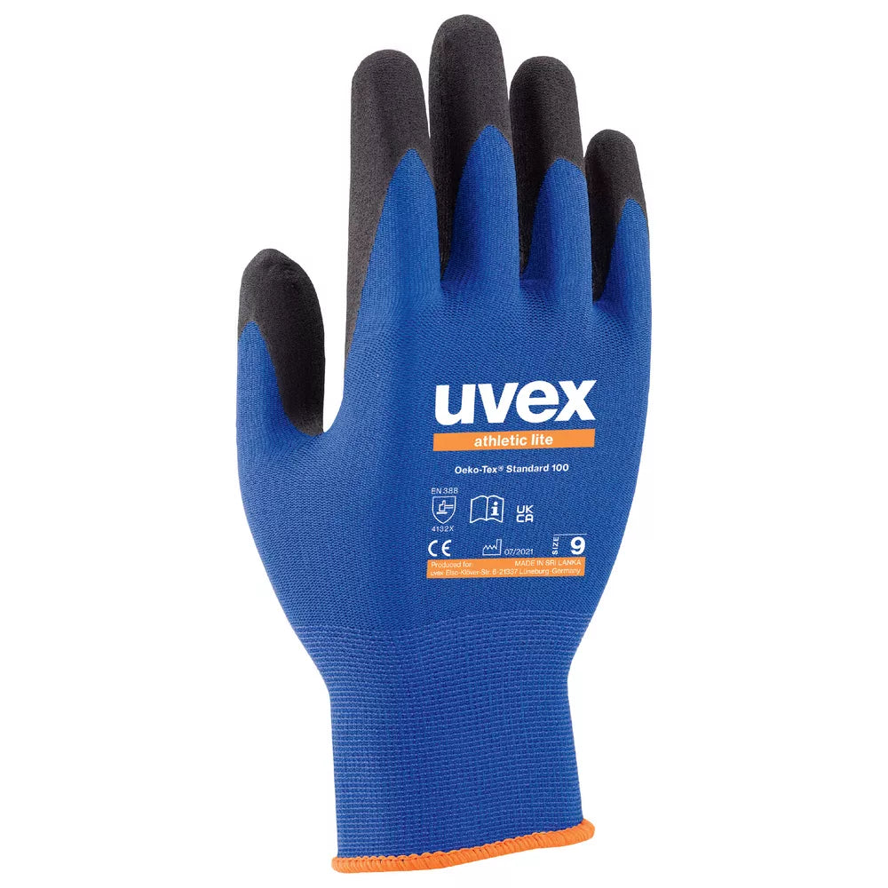 Pirštinės aplietos PU UVEX Athletic lite, 8 dyd.