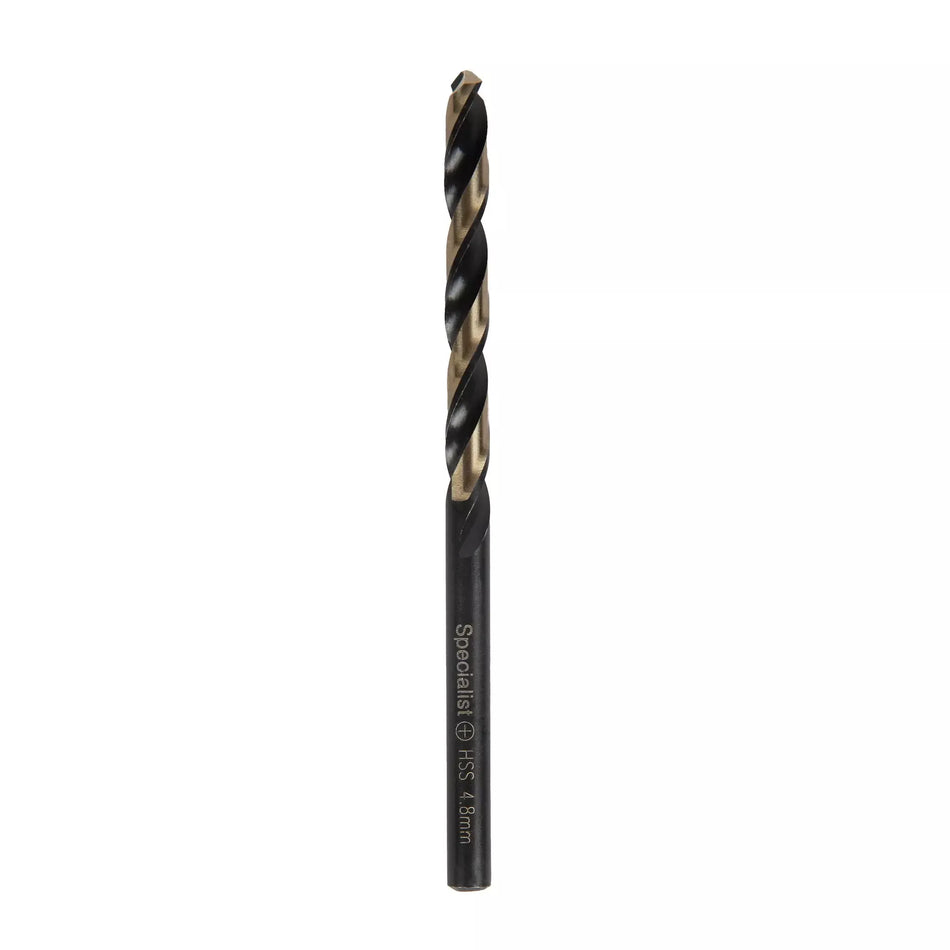SPECIALIST+ metalo grąžtas BASIC, 4.8mm, 2 vnt.
