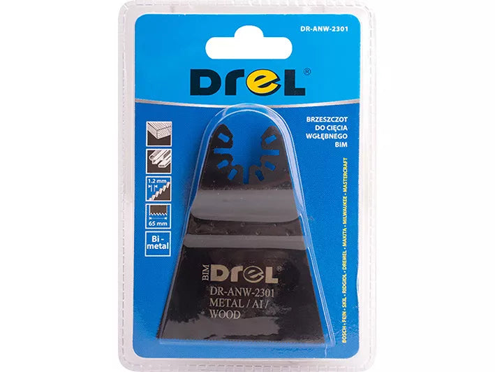 Daugiafunkcinio įrankio geležtė metalui Bi-Metal 65 mm.