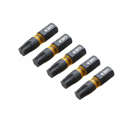 Sukimo antgaliukai FLEXTORQ T30 25 mm, DeWALT, 5 vnt.