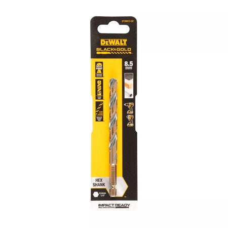 Grąžtas metalui HEX 1/4, 8,5 mm, DeWALT