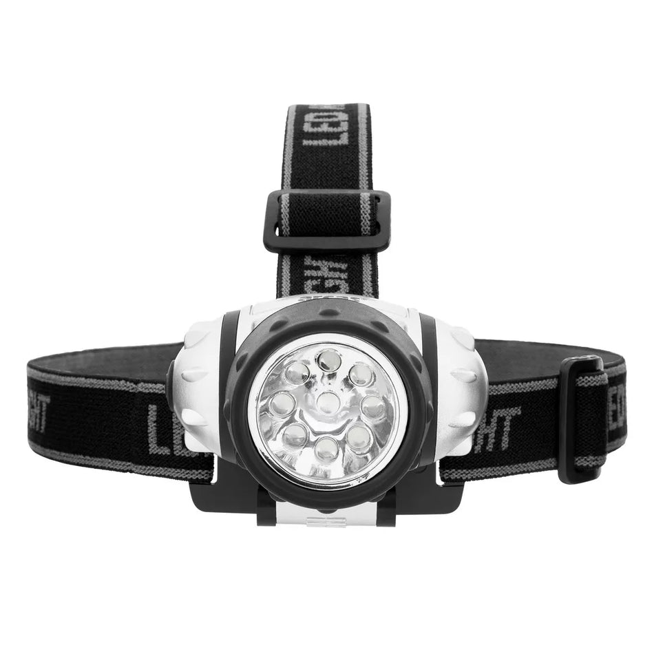 Galvos žibintuvėlis 9 LED, ARCAS