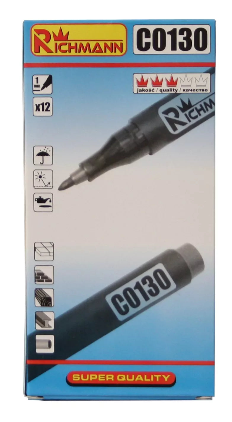 Juodas markeris 1 mm
